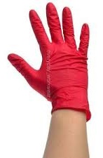 Nitrile Powder Free Red Glove