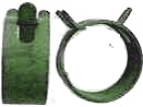 Spring Action Green Clamps