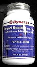 Thread Sealant with Teflon 4oz Brush-Top
