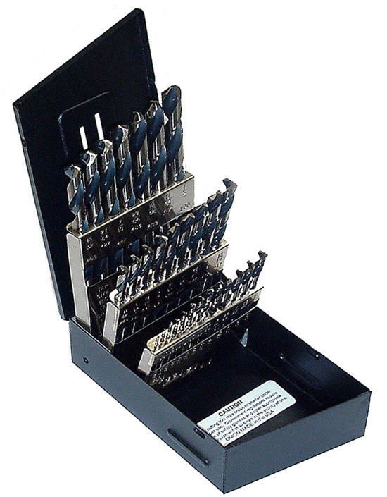 Drill Bit Assortment 29pc with Index  Midwest Shop Supplies #964626